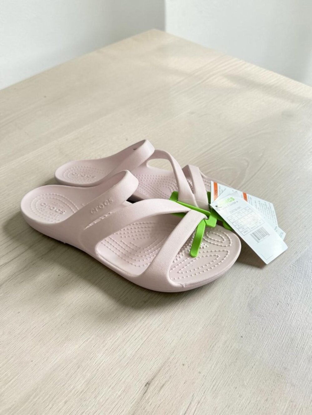 CROCS Kadee Pink Slides Sandals Sz 7 NEW NWT